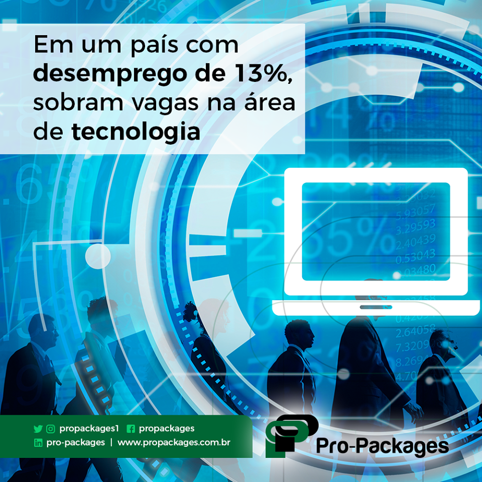 Vagas na área de tecnologia